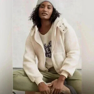 Anthropologie Porridge clothing Sherpa jacket